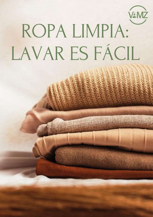 Ropa limpia, Lavar la ropa con detergente ecológico en tiras, superconcentrado.