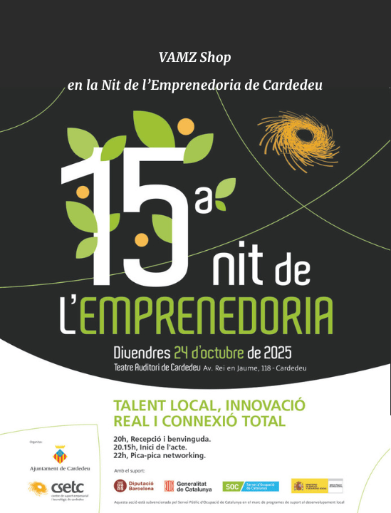 El viernes 24 de octubre estaré en la Nit de l’Emprenedoria de Cardedeu, un evento muy especial que celebra el talento local, la innovación real y la conexión auténtica.