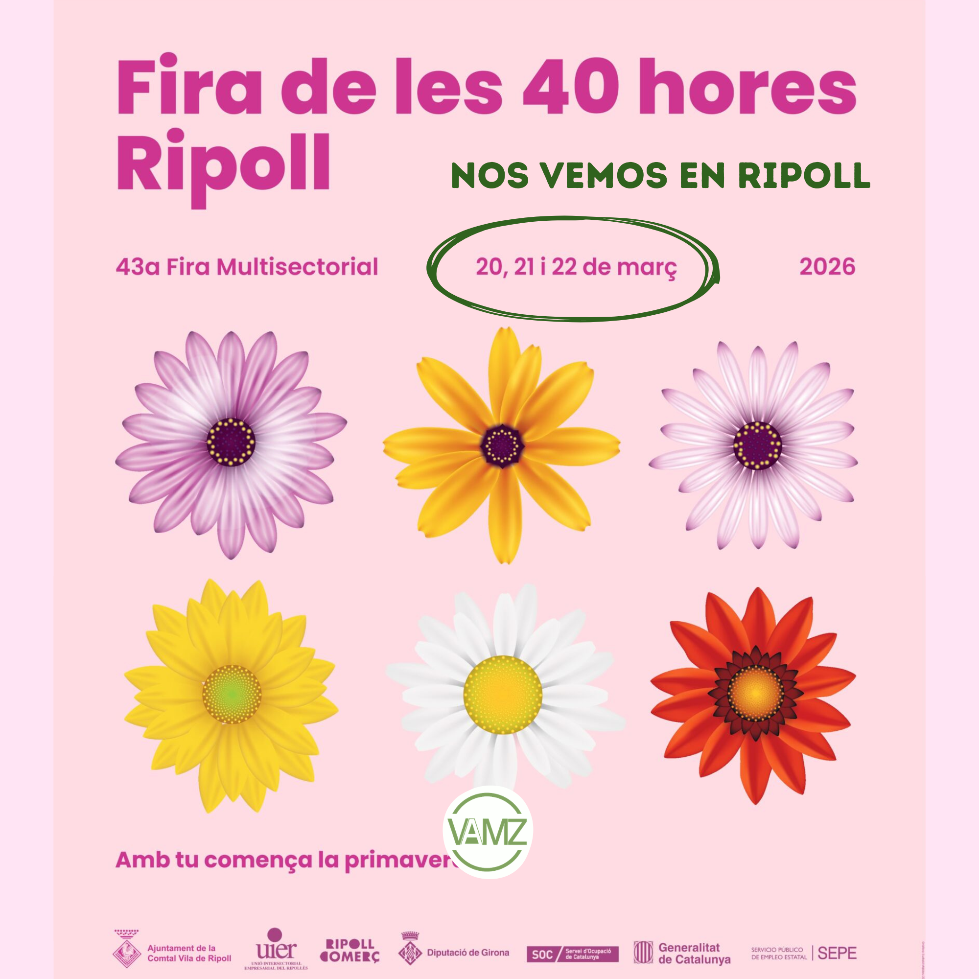 🌼 Con la primavera empieza el cambio: nos vemos en la Feria de Ripoll